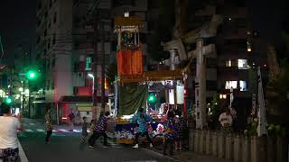 令和三年　長浜神社夏季大祭　舞鶴町青年会　疫病退散山車巡行（宵山）