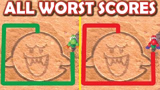 What if everyone gets the WORST SCORE in Mario Party Superstars?