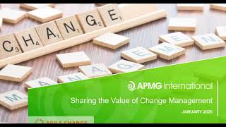 Sharing the value of Change Management