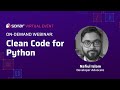 Clean Code for Python. what does this mean in practice?