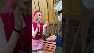 可怜的小樱 #cosplay #naruto #sakura