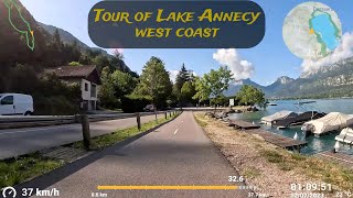 Tour du lac d'Annecy rive ouest - Tour of Lake Annecy west coast