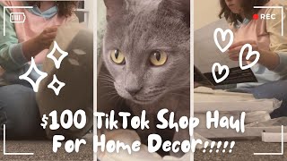 $100 TikTok Shop Haul || Home Decor Edition