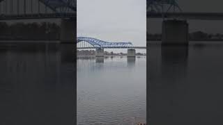 Exploring Park Fresh Paint on the Blue Bridge \u0026 Chilly River Walk #trending #shorts #shortvideo