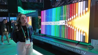 Hisense #CES2025 Booth Tour, 116UX TriChroma LED, 136\