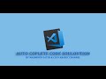 disable visual studio code auto complete code