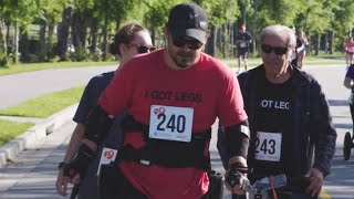 Paralyzed Man Becomes First to Walk Half Marathon Using Exo-Skeleton