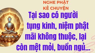 Tại sao có người tụng kinh niệm phật mãi không thuộc, lại còn cảm thấy mệt mỏi, buồn ngủ.