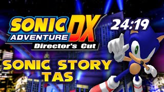 Sonic Adventure DX (TAS) - Sonic's Story in 24:19.72