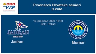 VK Jadran Split - VK Mornar 15.12.2020