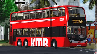 [WeLab Bank 請你遊西門] Roblox [西門市 West Door City] KMB VL1157@51R 富樂花園→坪石碼頭