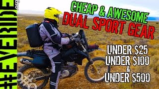 Best Budget Dual Sport Gear for Under $25, $100, and $500! #everide