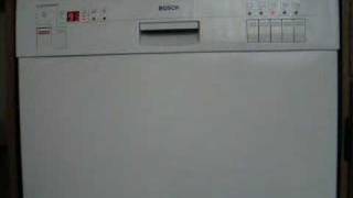 Bosch SGS5602 dishwasher. The preparation to wash & start.