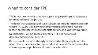 Therapeutic Plasma Exchange ( June 2022)