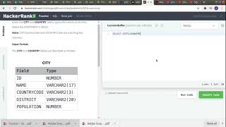 SQL HACKERRANK AFRICAN CITIES