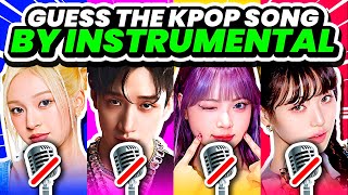 GUESS THE KPOP SONG BY THE INSTRUMENTAL  🔇  Guess The Song in 3 Seconds - KPOP QUIZ 2024