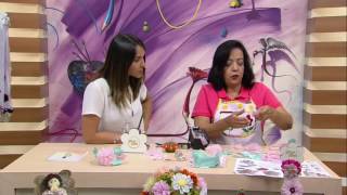 Mulher.com - 21/10/2016 - Tiara, flor e laço - Yvone Lobato