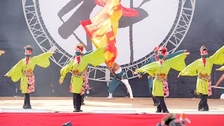 [4K] 金澤こまち　富山のよさこい祭り 2022 日曜日　昼の部 (中央)