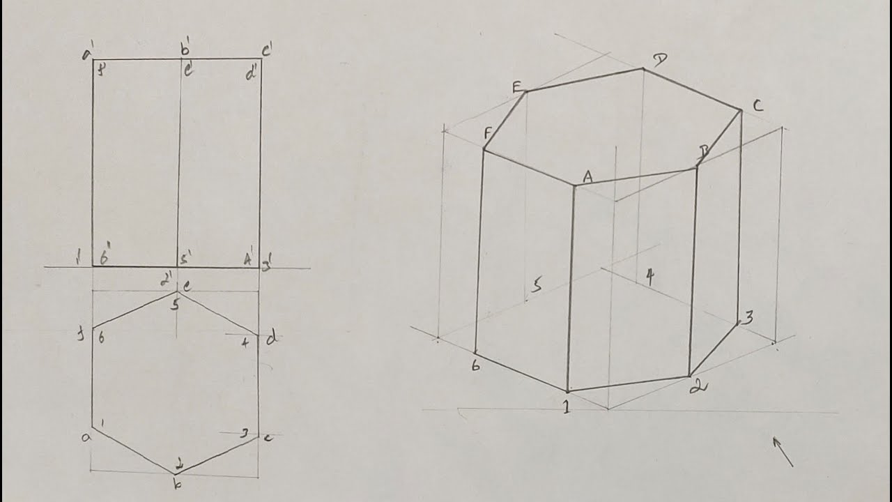 How To Draw Hexagonal Prism Northernpossession24