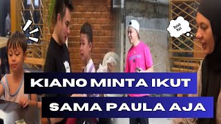 SEDIH LIHAT KIANO GAK BERHENTI NANGIS MINTA IKUT SAMA PAULA, TAPI BAIM CUMA..