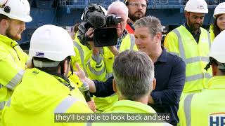 Sir Keir Starmer visits Hinkley Point C