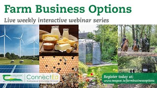 Farm Business Options Webinar - Farm Diversification in Cork West