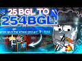 25BGL TO 254BGL IN TEAMJU / GROWTOPIA