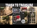 TRASH TO TREASURE DIY FARMHOUSE DECOR-THRIFT STORE MAKEOVERS-UPCYCLING THRIFT STORE FINDS