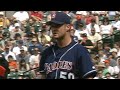 Brian Lawrence tosses an immaculate inning