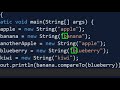 Lesson 4-7: Comparing Strings (Introductory Java Programming for AP Computer Science A)