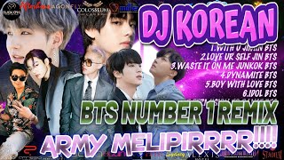 DJ KOREAN BTS NUMBER 1 REMIX..!!! ARMY MEMBER CLUB BREAKBEAT DUTCH KPOP JIMIN JUNGKOK DJ LOUW 725
