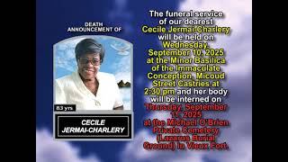 Cecile Jermai-Charlery ~ Short Obituary