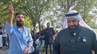 Shia Melt Down With With One Question! Sheikh Mohammed And Visitor Speakers Corner