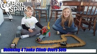 Unboxing 4 Tonka Climb-Overs Sets