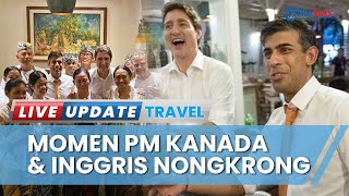 Potret Penampilan Kasual PM Inggris dan Kanada Nongkrong Asik di Kafe Bali, Bikin Pangling
