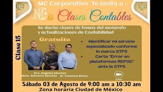 Clase 15 ,Servicio Especializado Conforme lo Marca la STPS ,Repse