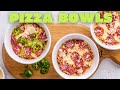 Protein Packed Supreme Pizza Bowls - EXCELLENT for meal prep because they reheat very well!