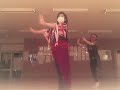 yuria bellydance lesson アームを動かしながらのアンジュレーション　with junjun