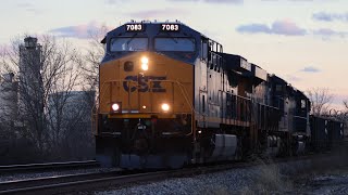 CSX 7083 With Odd Ditch Lights!