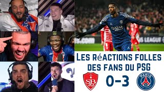 Réactions folles des fans du PSG après BREST 0-3 PSG | 1/16 de finale de l'UEFA CHAMPIONS LEAGUE