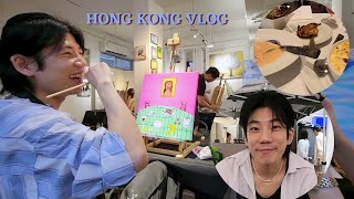 HONG KONG VLOG | Back in Hong Kong, Brunch @LPM, Catching up with Friends, Museum and Art Jamming!