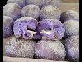 Soft and Fluffy Ube Cheese Pandesal