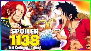 SPOILER One Piece Chap 1138 - *CỰC GẮT* Trái Cerberus của Shamrock! Thành viên băng Roger...