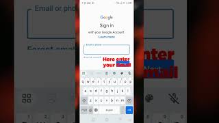 How to add another google account in Mobile #shorts