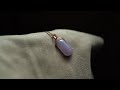 beautiful pink lavender jadeite pendant 上品な透明度の高い氷質ラベンダー翡翠ペンダント　queen