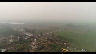 Helicopter View   1672 gaon Bhandara braj mathura bhandara gaon barka dham   RADHEY BABU JI MAHARAJ