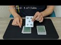 miracle card swap amazing card trick tutorial