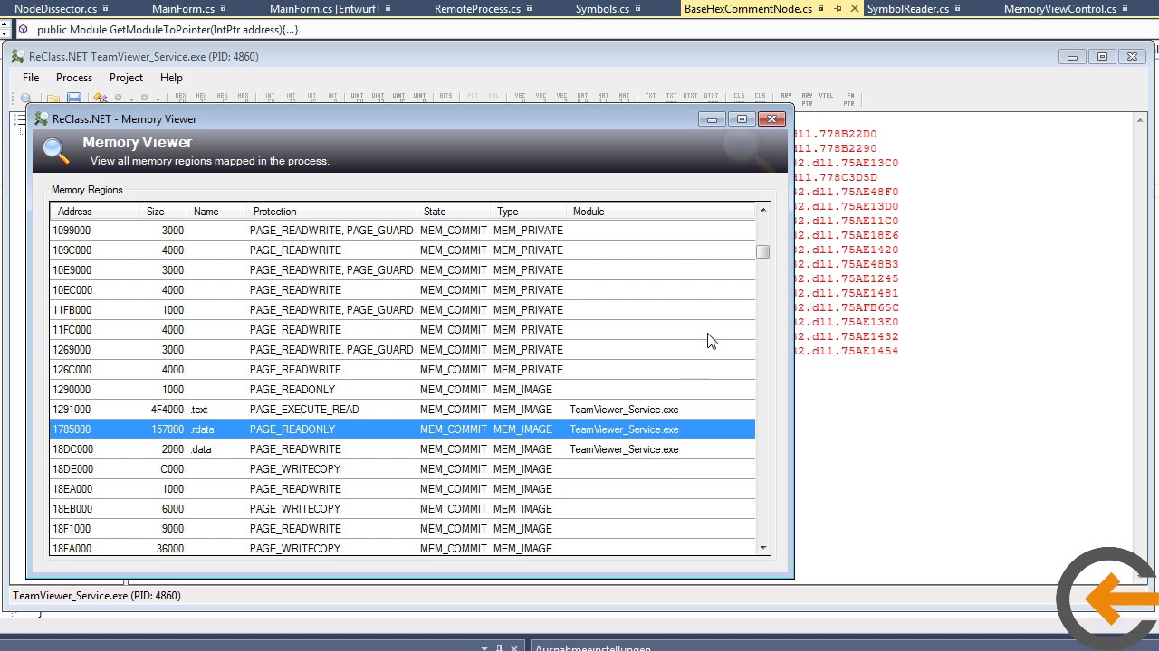 Reclass Net Debug Symbols Youtube