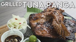 Grilled Tuna Panga (Tuna Collar) with Papaya Relish Recipe (Filipino Recipe) | Gene Gonzalez