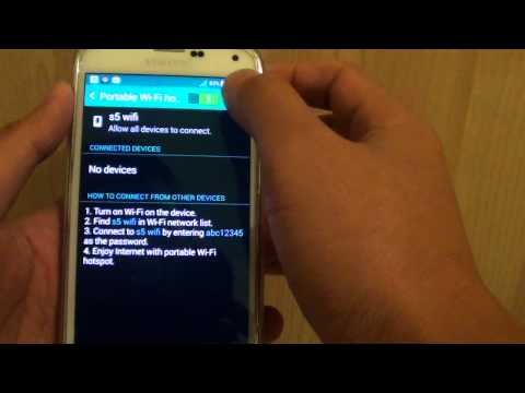 Samsung Galaxy S5: How to Change Tetethering and Wi-Fi Hotspot Password Samsung Galaxy S5: How to Change Tetethering and Wi-Fi Hotspot Password